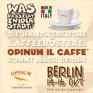 Chicchi di caffè artigianale di alta qualità selezionati per il Bar Convent Berlin